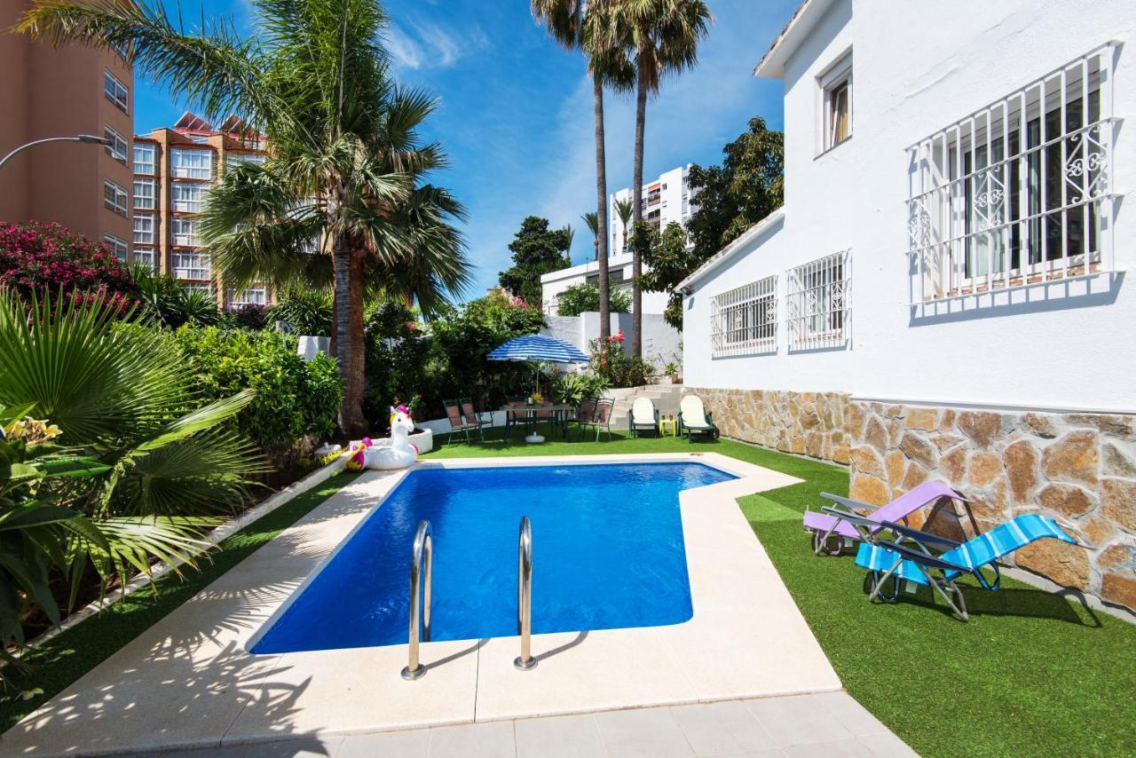 Villa Palm Beach Marina Benalmadena 3 Min Walking From The Sea Ngoại thất bức ảnh